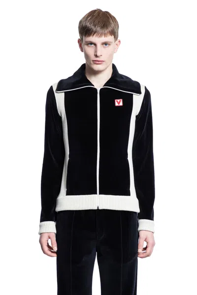 Valentino Chez Sweatshirt In Black&white