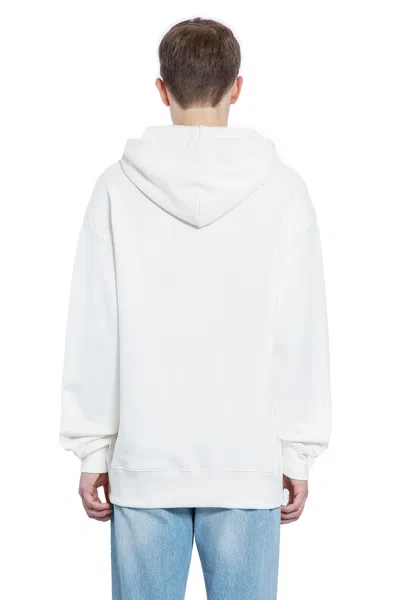 Valentino Man White Sweatshirts In White