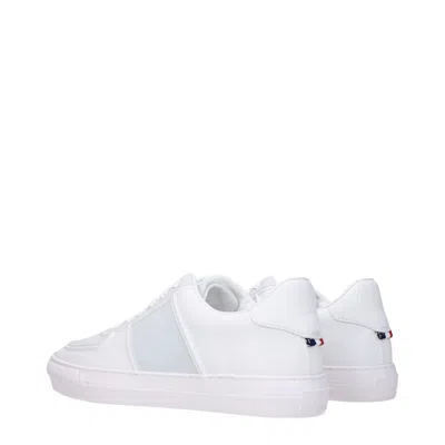 Moncler Sneakers Men Leather White/light Gray