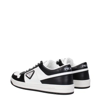 Prada Downtown Sneaker Aus Perforiertem Leder