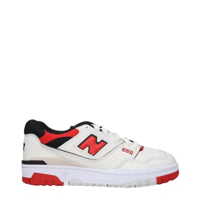 New Balance Premium Leather Sneakers Round Toe