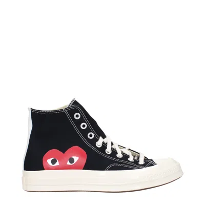 Comme Des Garcon Comme Des Garçon Men's Converse Sneakers Fabric Black/red