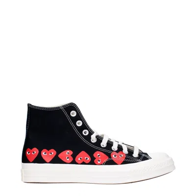 Comme Des Garcon Comme Des Garçon Men's Converse Sneakers Fabric Black/red