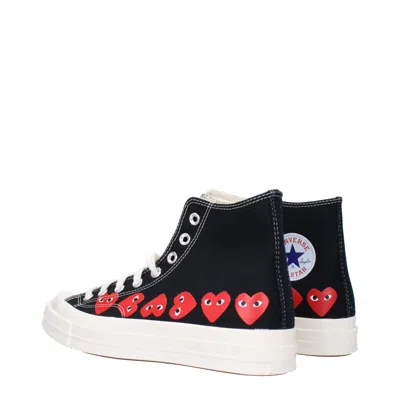 Comme Des Garcon Comme Des Garçon Men's Converse Sneakers Fabric Black/red