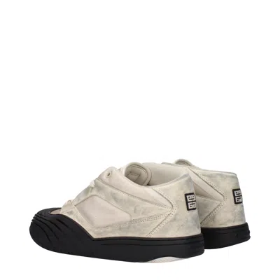 Givenchy Fabric And Leather Sneakers With Intentional Dirties