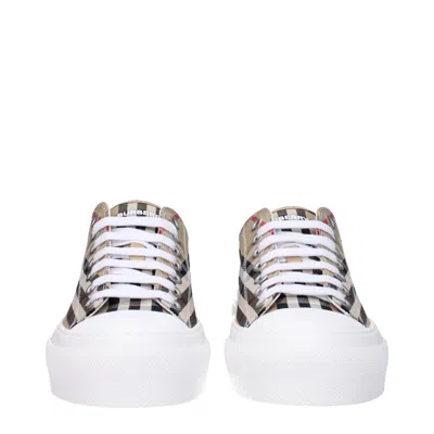 Burberry Women Vintage Check Cotton Sneakers