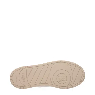 Fendi Logo Sneakers In Fabric