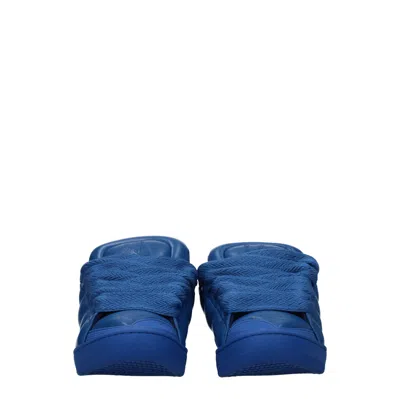 Lanvin Sneakers Curb Xl Men Leather Blue