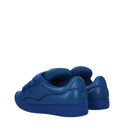 Lanvin Sneakers Curb Xl Men Leather Blue