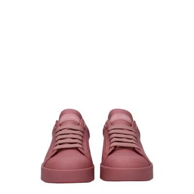 Dolce & Gabbana Portofino Low-top Leather Sneakers