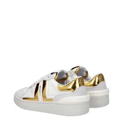 Lanvin Clay Low-top Sneakers In White