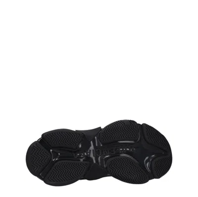 Balenciaga Triple S Logo-print Sneakers In Black