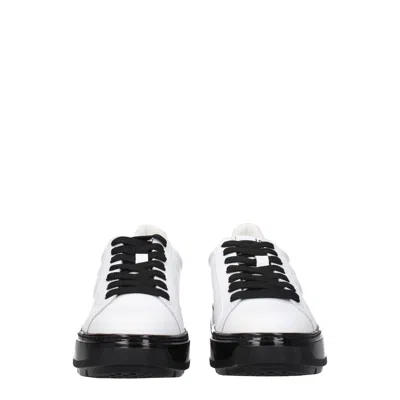 Love Moschino Sneakers Women Leather White/black