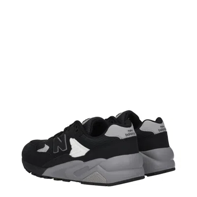 New Balance Sneakers 580 Women Suede Black/silver