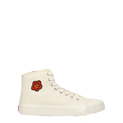Kenzo Sneakers Man Fabric Beige/cream
