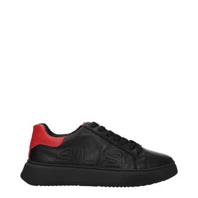 Cesare Paciotti Sneakers 4us Men Skin Black/red
