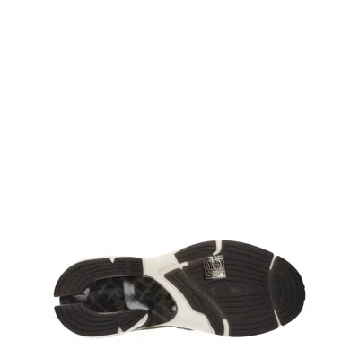 Fendi Man Sneakers White Size 7 Calfskin, Textile Fibers