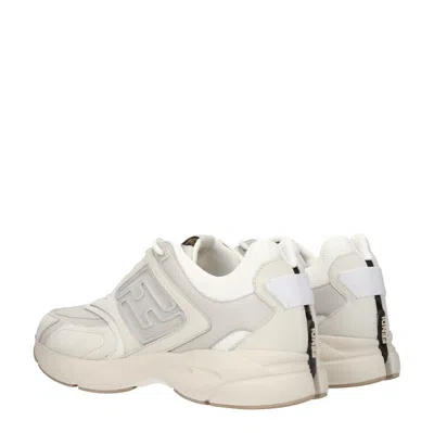 Fendi Sneakers Faster Man Fabric Beige/ice