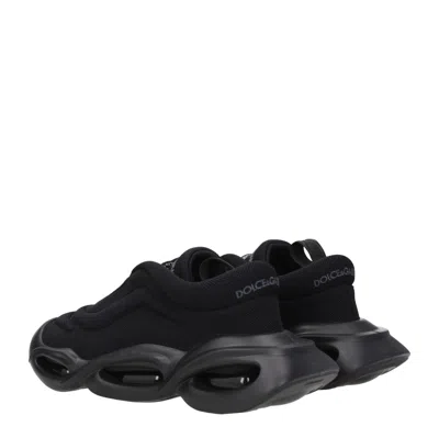 Dolce & Gabbana Dolce&gabbana Sneakers Wave Men Fabric Black