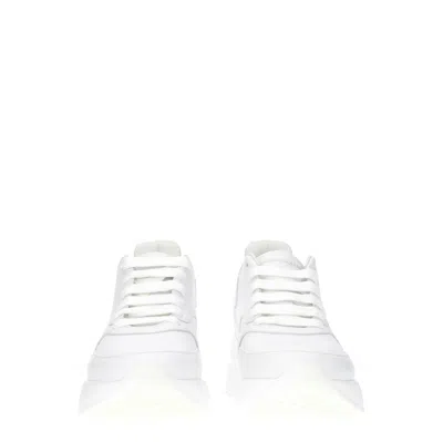Alexander Mcqueen Sneakers Donna Pelle Bianco