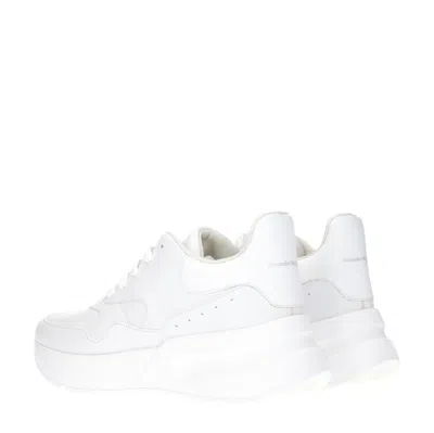 Alexander Mcqueen Sneakers Donna Pelle Bianco