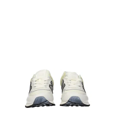 New Balance Sneakers 574 Woman Fabric Beige