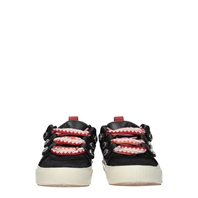 Marcelo Burlon County Of Milan Leather Ticinella Low Top Sneakers With Maxi Strings
