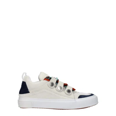 Marcelo Burlon County Of Milan Marcelo Burlon Man Sneakers Beige Size 9 Calfskin