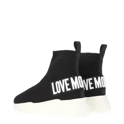 Love Moschino Sneakers Woman Fabric Black