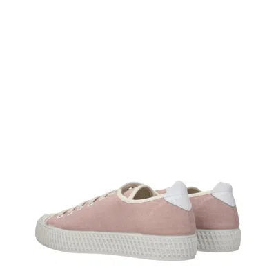 Car Shoe Sneakers Women Fabric Pink/peach