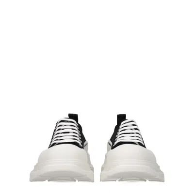 Alexander Mcqueen Alexander Mc Queen Black/white Tread Slick Shoes