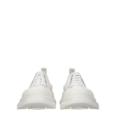 Alexander Mcqueen Sneakers Tread Slick Uomo Tessuto Bianco