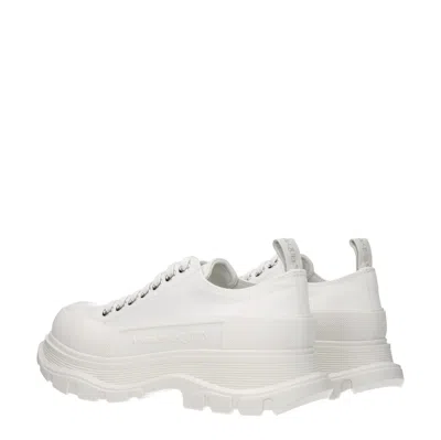 Alexander Mcqueen Sneakers Tread Slick Uomo Tessuto Bianco