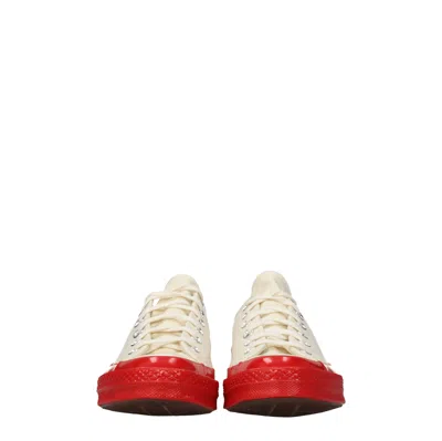 Comme Des Garcon Comme Des Garçon Converse Sneakers Men Fabric Beige