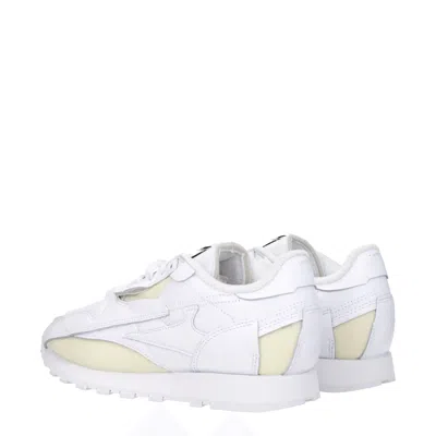 Maison Margiela X Reebok Memory Of Low-top Sneakers In White Leather In White