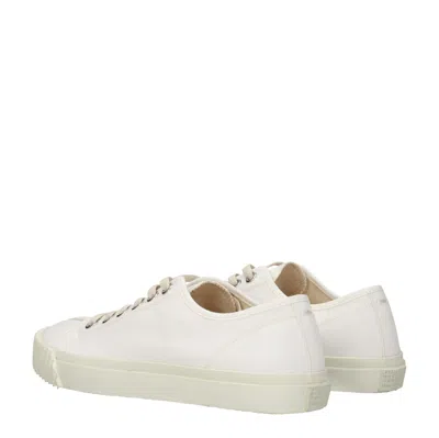 Maison Margiela Sneakers Men Fabric White