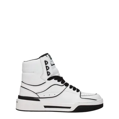 Dolce & Gabbana Dolce&gabbana Sneakers Men Leather White/black