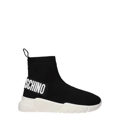 Love Moschino Sneakers Woman Fabric Black