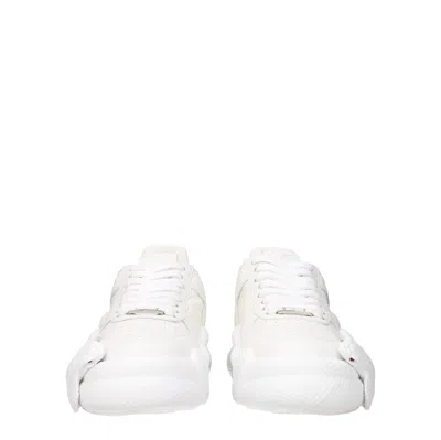Giuseppe Zanotti Man Sneakers White Size 10 Soft Leather