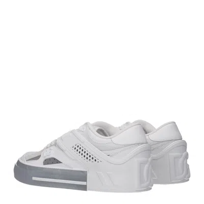 Dolce & Gabbana Dolce&gabbana Sneakers Men Leather White/silver