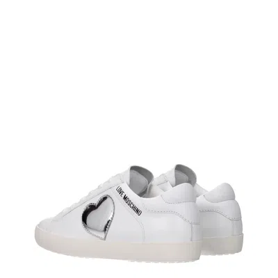 Love Moschino Sneakers Women Leather White