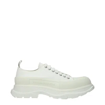 Alexander Mcqueen Sneakers Tread Slick Uomo Tessuto Bianco
