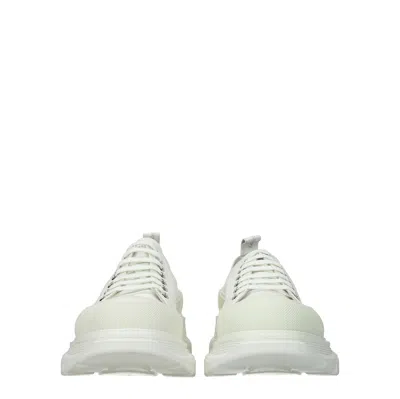 Alexander Mcqueen Sneakers Tread Slick Uomo Tessuto Bianco