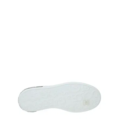 Dolce & Gabbana Women Portofino White Leather Sneakers With Logo