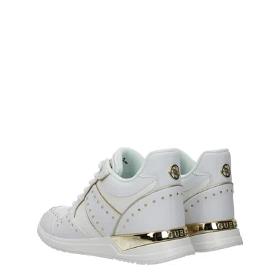 Guess Sneakers Women Polyurethane White/gold
