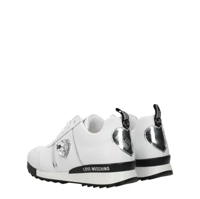 Love Moschino Sneakers Women Leather White