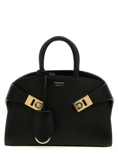 Ferragamo Salvatore  'hug Mini' Handbag In Black