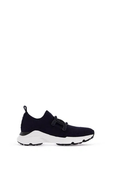 Tod's Kate Fabric Sneakers In Seven Words In Black