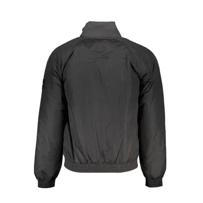 Calvin Klein Eco-conscious Long Sleeve Zip Jacket In Black