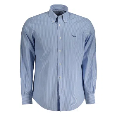 Harmont & Blaine Chic Light Blue Organic Cotton Shirt In Light Blue
